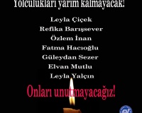 Onları unutmayacağız!