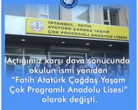 Atatürk Çağdaş Yaşam Çok Programlı Anadolu Lisesi