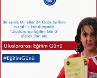 24 OCAK İLK ULUSLARARASI EĞİTİM GÜNÜ