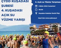 4.Kuşadası Açıksu Yüzme Yarışı başvuruları başladı