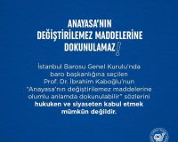 ANAYASA’NIN DEĞİŞTİRİLEMEZ MADDELERİNE DOKUNULAMAZ