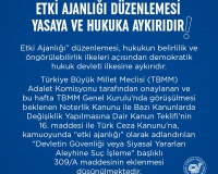 ETKİ AJANLIĞI DÜZENLEMESİ YASA VE HUKUKA AYKIRIDIR